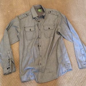 Mens Medium “Burnside” Button Down Shirt